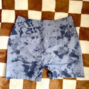 Yeoreo Scrunch Butt Stylish Grey Tie-Dye Shorts XL